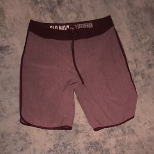 Old Navy | Men's Athletic Shorts - Burgundy